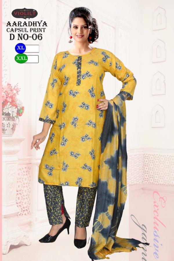 Trendy violily pankudi 06 Capsule Print Designer Readymade  Dress Material